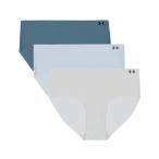 公式 アンダーアーマー UNDER ARMOUR ウィメンズ UAピュアストレッチ ノーショー ヒップスター （3枚セット） Train ボクサーパンツ ボクサージョック 1383895