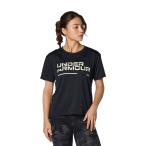 公式 アンダーアーマー UNDER ARMOUR UA UAテック クロップ ショートスリーブTシャツ （トレーニング／WOMEN ） 1384709 Tシャツ 半袖 ウィメンズ レディース