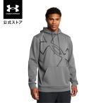 ショッピングUNDER 【30％OFF】公式 アンダーアーマー UNDER ARMOUR UA UAアーマーフリース エクストララージロゴ フーディー(トレーニング／MEN) 1386579