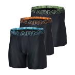 公式 アンダーアーマー UNDER ARMOUR メンズ UAパフォーマンステック 6インチ アンダーウェア （3枚セット） Train ボクサーパンツ ボクサージョック 1387414