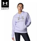 ショッピングアンダーアーマー 【30％OFF】公式 アンダーアーマー UNDER ARMOUR UA UAライバルフリース プリント フーディー(トレーニング／WOMEN) 1388203 パーカー ウィメンズ レディース