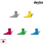 DECKA デカ Low Gauge Rib Socks-Short Length 3rd collection