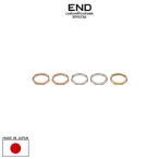 Yahoo! Yahoo!ショッピング(ヤフー ショッピング)END CUSTOM JEWELLERS 5 PIECE SLENDER RING