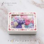 18弁フォトフレームオルゴール 小物・アクセサリーを入れられる　写真を飾れる星に願いを　美女と野獣 プレゼント