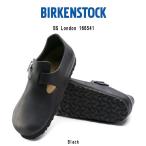 (SALE)BIRKENSTOCK(ビルケンシュトック)ロンドン クロッグ シューズ レギュラー レザー 革靴 ブラック 黒 メンズ レディース ビルケン London 166541