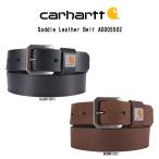 Carhartt(カーハート)ベルト レザー 本革 牛革 ギフト カジュアル 男性用 メンズ Saddle Leather Belt A0005502