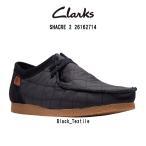 ショッピングモカシン CLARKS(クラークス)シェイカー モカシン シューズ スタンダード テキスタイル ブラック カジュアル メンズ SHACRE 2 26162714