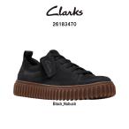 CLARKS( Clarks ) мужской to- Hill гонки спортивные туфли гонки выше обувь толщина низ ребра подошва черный n задний кожа TORHILL LACE 26183470