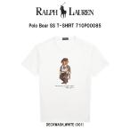 POLO RALPH LAUREN(ポロ ラルフローレン)Tシャツ 半袖 クルーネック コットン くま ポロベア ホワイト ギフト プレゼント メンズ T-SHIRT 710P00085