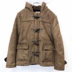  freak s магазин FREAK'S STORE полупальто "даффл коут" полупальто внутри сторона микро мех кривошип кнопка останавливать длинный рукав поли 100% L Brown женский 