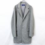  item s Urban Research ITEMS URBAN RESEARCH Пальто Честерфилд кнопка останавливать длинный рукав шерсть × поли × акрил и т.п. 40. серый мужской 