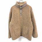 ユニクロ|ホワイトマウンテニアリング UNIQLO|White Mountaineering フリースジャケット 長袖 プルオーバー ポリ100% S ブラウン メンズ