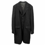  A.P.C. A.P.C. melt n Пальто Честерфилд длинный подкладка имеется одноцветный длинный рукав плечо накладка ввод ( толщина примерно 3cm) Франция производства шерсть 100% M чёрный мужской 