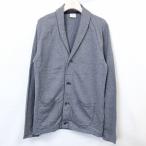 GREEN LABEL RELAXING UNITED ARROWS шаль цвет футболка ткань кардиган cut and sewn окантовка длинный рукав хлопок 100% L темно-синий мужской мужчина 