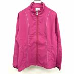  super Star Mizuno SuperStar MIZUNO тонкий Zip выше жакет подкладка нет длинный рукав поли 100% L passion Pink Lady -s женщина 