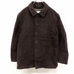 GREEN LABEL RELAXING UNITED ARROWS мельчайший ворсистый отложной воротник полупальто тонкий. с хлопком. безрукавка подкладка длинный рукав хлопок 100% S чай мужской 