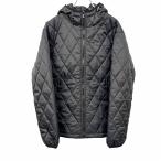  мужской Ba-Tsu MEN'S BA-TSU с хлопком стеганная куртка Parker длинный рукав Zip выше с высоким воротником внутри сторона . в клетку поли 100% M чёрный мужской 