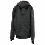  Billabong с хлопком pa dead жакет Parker точка кнопка × Zip fly передний внутри сторона . камуфляж поли 100% M. угольно-серый мужской 