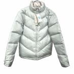 [ новый товар / перевод есть ]UNIQLO воздушный Tec down двусторонний жакет поли 100%( down 90%+ перо 10%) M зеленый зеленый × серый женский 