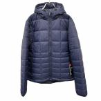  Under Armor [ новый товар ]UNDER ARMOUR с хлопком стеганое полотно полупальто Zip Parker с высоким воротником нейлон 100% L темно-синий темно-синий мужской 