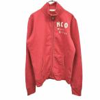 ホリスター 【新品/訳アリ】HOLLISTER スウェットブルゾン ジャケット 裏起毛 ハイネック 長袖 綿×ポリ L ピンク レディース