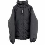 [ новый товар ]Unrelaxing с хлопком жакет с высоким воротником одноцветный la gran длинный рукав полный Zip нейлон 100% Free черный женский ( мужской?)