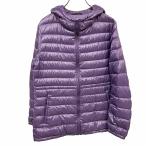  Uniqlo Ultra свет down Parker Ultra свет пуховик длинный рукав нейлон 100%( down 90%+ перо 10%) L фиолетовый женский 