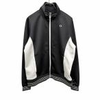 ignio Golf джерси жакет с высоким воротником ребра . окантовка длинный рукав полный Zip поли 100% LL XL O черный чёрный × розовый × белый женский 