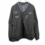 tigolaTIGORA Golf тянуть over жакет V шея длинный рукав or короткий рукав 2WAY рукав переустановка возможно левый кромка . Zip поли 100% M черный чёрный × синий × белый мужской 