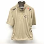 Kolwin - M женский женщина тонкий Golf тянуть over жакет половина Zip принт Британия знак Heart с высоким воротником короткий рукав поли 100% бежевый 