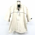  тормозные колодки z[ новый товар / перевод есть ]MASTERS Golf жакет короткий рукав Zip выше сетка подкладка с высоким воротником поли 100% M бежевый мужской 