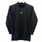  Mizuno mizuno тонкий p Ractis рубашка тренировка рубашка футболка с длинным рукавом mok шея Logo принт спорт одежда поли 100% 150 чёрный Kids 