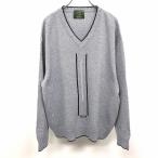  тормозные колодки zMASTERS вязаный cut and sewn тянуть over Logo длинный рукав Италия производства хлопок × акрил × искусственный шелк × нейлон Mme Ran ji темно-синий мужской 