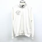 Munsingwear Grand Slam Munsingwear одежда M мужской Golf ребра cut and sewn половина Zip с высоким воротником длинный рукав "теплый" белый × зеленый белой серии 