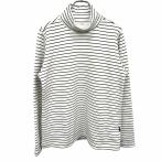 koru wing Kolwin Golf cut and sewn обратная сторона ворсистый окантовка с высоким воротником длинный рукав полиэстер × полиуретан LL XL темно-синий темно-синий × белой серии женский 