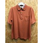 DUK рубашка-поло олень. . Layered цвет в клетку . с карманом cut and sewn длинный рукав поли × хлопок L Brown чай цвет мужской 