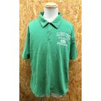 U.S. COLLEGE - 3L мужской рубашка-поло cut and sewn колледж принт рукав . цифра большой размер king-size короткий рукав хлопок 100% зеленый зеленый цвет 