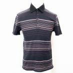  зажим ryus Homme KLEIN PLUS HOMME рубашка-поло футболка ткань cut and sewn окантовка короткий рукав хлопок 100% 46 темно-синий × розовый × красный и т.п. мужской 