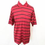 PIASPORTS Piasports 4 мужской рубашка-поло футболка ткань cut and sewn окантовка рисунок . с карманом короткий рукав сделано в Японии хлопок 100% красный и т.п. красный и т.п. 