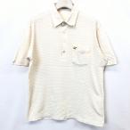  золотой Bear Golden Bear рубашка-поло cut and sewn проверка . карман . медведь. вышивка короткий рукав сделано в Японии хлопок × поли M оттенок коричневого мужской мужчина 