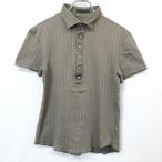 COMME CA DU MODE MEN Comme Ca Du Mode Men M мужской рубашка-поло ребра cut and sewn полоса точка кнопка короткий рукав хлопок × полиэстер хаки серия 