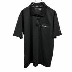  Tour Stage TOURSTAGE Golf рубашка-поло микро ребра окантовка короткий рукав Logo вышивка . карман поли 100% L черный чёрный мужской 