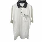  Munsingwear одежда Grand s Ram Golf рубашка-поло олень. . пингвин вышивка короткий рукав сделано в Японии хлопок × поли M Heather "теплый" белый . белой серии мужской 