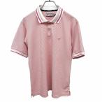  Tour Stage TOURSTAGE Golf рубашка-поло олень. . микро окантовка короткий рукав карман нет Logo вышивка поли 100% M розовый мужской 