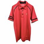  Srixon SRIXON Golf рубашка-поло Logo вышивка Британия знак короткий рукав la gran рукав карман нет полиэстер 100% L красный красный × чёрный мужской 