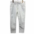 ユニクロ 【新品】UNIQLO ウルトラストレッチジーンズ パンツ 無地 綿×ポリエステル×ポリウレタン 30(76cm) ライトブルー 薄尾 メンズ