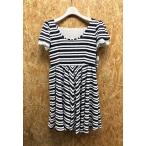  Joias Joias cut and sewn One-piece подкладка имеется колено длина короткий рукав окантовка рисунок хлопок × полиэстер 2 белый × темно-синий × черный женский 