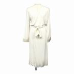 ジェラートピケ gelato pique ガウンワンピース 長袖 少し薄手 カットソー レーヨン×ポリウレタン F ヘザーライトアイボリー レディース