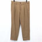  Rageblue RAGEBLUE ворсистый брюки конический талия . резина . шнур передний . примерно сторона. колени до подкладка имеется поли × шерсть M Camel Brown мужской 