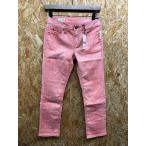 [ перевод есть ] GAP Gap 23 женский укороченные брюки обтягивающий брюки стрейч узор под питона Sune -k хлопок × полиуретан розовый серия 